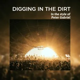 Karaokekappaleen Digging In The Dirt - Peter Gabriel kansikuva