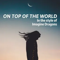 Karaokekappaleen On Top of the World - Imagine Dragons kansikuva