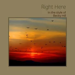 Cover art for Right Here - Becky Hill karaoke version