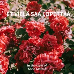 Cover art for Et vielä saa lopettaa - Anne Mattila karaoke version