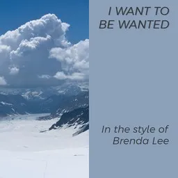 Cover art for I Want To Be Wanted - Brenda Lee karaoke version