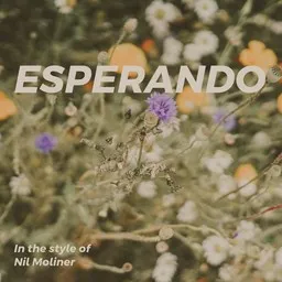 Cover art for Esperando - Nil Moliner karaoke version