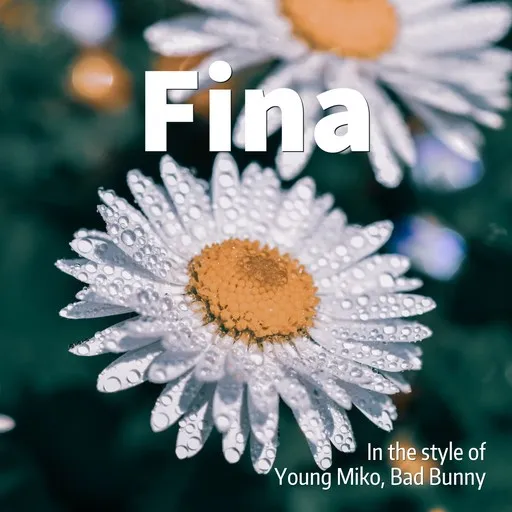 Karaoke Fina by Bad Bunny, Young Miko — sing along with lyrics on Singa
