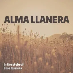 Cover art for Alma Llanera - Julio Iglesias karaoke version