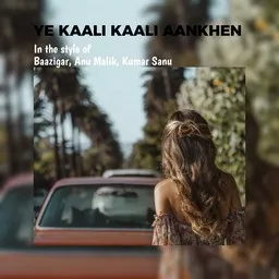 Omslagsbild för Ye Kaali Kaali Aankhen - Anu Malik,Baazigar,Kumar Sanu karaokeversion