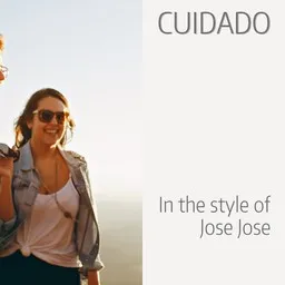Cover art for Cuidado - José José karaoke version