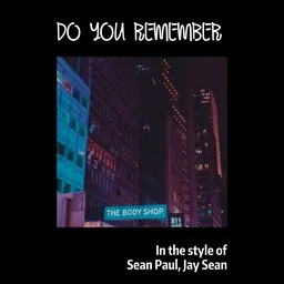 Karaokekappaleen Do You Remember - Jay Sean,Sean Paul kansikuva