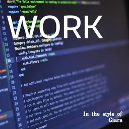 Cover art for Work - Ciara karaoke version