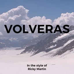 Cover art for Volveras - Ricky Martin karaoke version