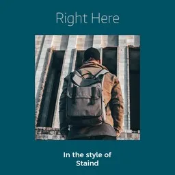 Cover art for Right Here - Staind karaoke version