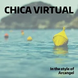Cover art for Chica Virtual - Arcangel karaoke version