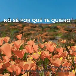 Titelbild für No Sé por Qué Te Quiero - Ana Belén,Antonio Banderas Karaoke-Version