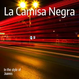 Cover art for La Camisa Negra - Juanes karaoke version