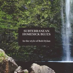 Cover art for Subterranean Homesick Blues - Bob Dylan karaoke version