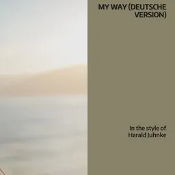 Cover art for My Way (Deutsche Version) - Harald Juhnke karaoke version