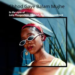 Cover art for Chhod Gaye Balam Mujhe - Barsaat Soundtrack,Lata Mangeshkar,Mukesh karaoke version