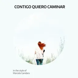 Cover art for Contigo Quiero Caminar - Marcela Gandara karaoke version