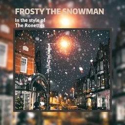 Omslagsbild för Frosty The Snowman - The Ronettes karaokeversion
