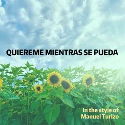Omslagsbild för Quiereme Mientras Se Pueda - Manuel Turizo karaokeversion