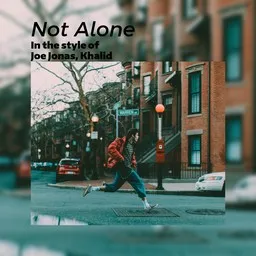 Karaokekappaleen Not Alone - Joe Jonas,Khalid kansikuva