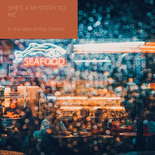 Karaoke She's A Mystery To Me av Roy Orbison — sjung med på texten på Singa