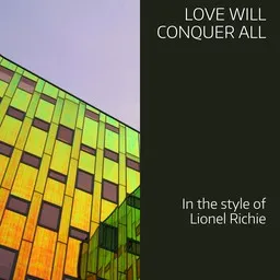 Omslagsbild för Love Will Conquer All - Lionel Richie karaokeversion
