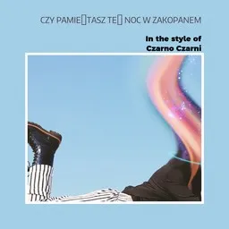Cover art for Czy pamiętasz tę noc w Zakopanem - Czarno Czarni karaoke version