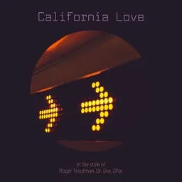 Cover art for California Love - 2Pac,Dr. Dre,Roger Troutman karaoke version
