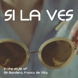 Cover art for Si La Ves - Franco de Vita,Sin Bandera karaoke version