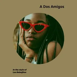 Cover art for A Dos Amigos - Los Rebujitos karaoke version
