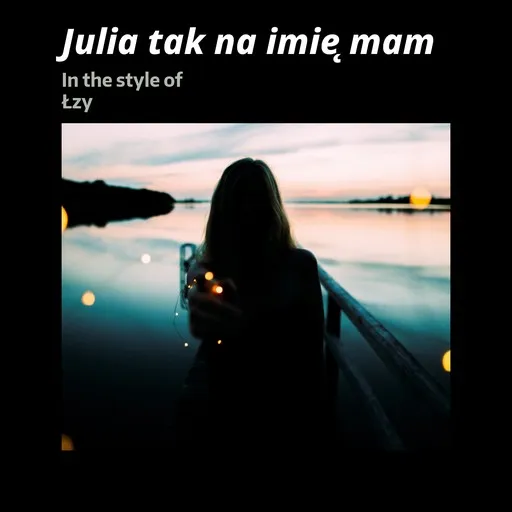 Karaoke Julia tak na imię mam esittäjältä Łzy — laula mukana sanoituksilla Singassa