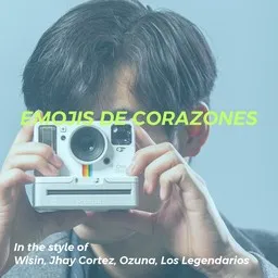 Cover art for Emojis De Corazones - Jhay Cortez,Los Legendarios,Ozuna,Wisin karaoke version
