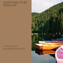 Cover art for Something To Be Proud of - Montgomery Gentry karaoke version