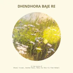 Cover art for Dhindhora Baje Re - Bhoomi Trivedi,Darshan Raval,Rocky Aur Rani Kii Prem Kahaani karaoke version