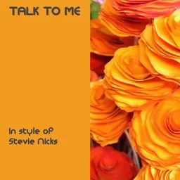 Karaokekappaleen Talk to Me - Stevie Nicks kansikuva