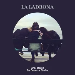Cover art for La Ladrona - Los Cuates de Sinaloa karaoke version