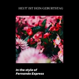 Cover art for Heut' ist dein Geburtstag - Fernando Express karaoke version