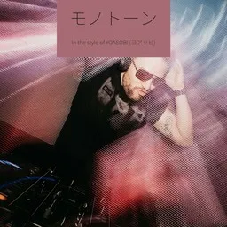 Titelbild für モノトーン - YOASOBI (ヨアソビ) Karaoke-Version