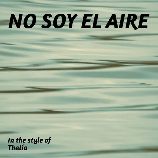 Karaoke No Soy El Aire by Thalía — sing along with lyrics on Singa