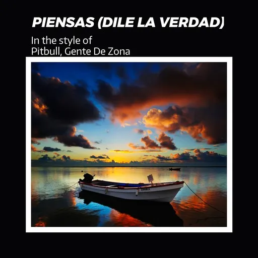 Karaoke Piensas (Dile La Verdad) von Gente De Zona, Pitbull — mit Songtext mitsingen auf Singa