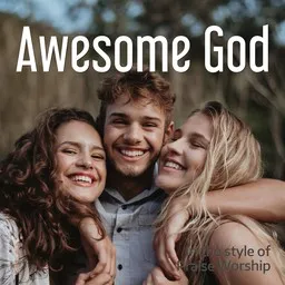 Cover art for Awesome God - Praise and Worship karaoke version