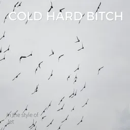 Cover art for Cold Hard Bitch - Jet karaoke version