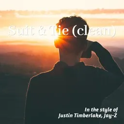Cover art for Suit & Tie (clean) - Jay-Z,Justin Timberlake karaoke version