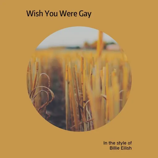Karaoke Wish You Were Gay av Billie Eilish — sjung med på texten på Singa
