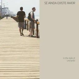 Omslagsbild för Se Ainda Existe Amor - Leonardo karaokeversion