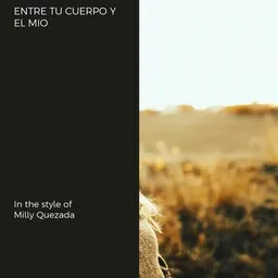 Cover art for Entre Tu Cuerpo Y El Mio - Milly Quezada karaoke version