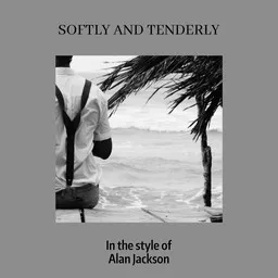 Omslagsbild för Softly And Tenderly - Alan Jackson karaokeversion
