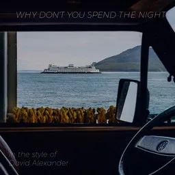 Cover art for Why Don't You Spend The Night - David Alexander karaoke version
