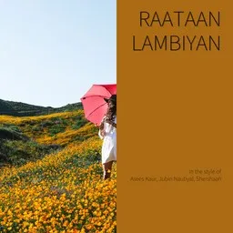 Cover art for Raataan Lambiyan - Asees Kaur,Jubin Nautiyal,Shershaah karaoke version