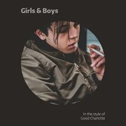 Titelbild für Girls & Boys - Good Charlotte Karaoke-Version